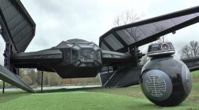 Colin Furze Builds a Life-Size Model of Kylo Ren’s Tie Silencer