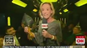 CNN Reporter Gets Lit During New Years Eve Show