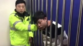 Man Gets Head Stuck In Prison Bars