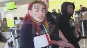 Rapper Tekashi69 And His Crew Get Into A Fight At LAX