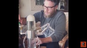 Seth Rogen Is In Complete Awe Of This New Gravity Bong