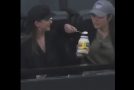 Two Girls Eat from a Jar of Mayonnaise at a Game and Disgust Everyone