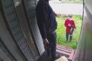 Merciful Homeowners Catch a Package Thief At Their Door