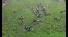 Best Wipeouts From England’s Annual Cheese Rolling Race
