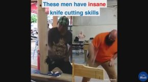 Ever Seen A Knife Cutting Competition?