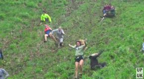 Injuries at Annual Cheese Rolling Contest 2018 in UK