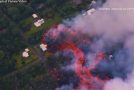 Scary Footage of Volcanic Lava Destroying Homes in Hawaii