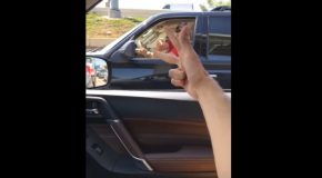 Passing Time In Traffic With A Little Rock, Paper, Scissors