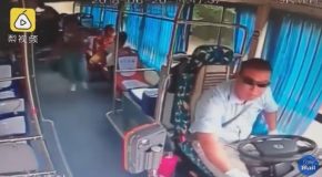 Dramatic Video as Mobile Phone Charger Bursts into Flames On Bus
