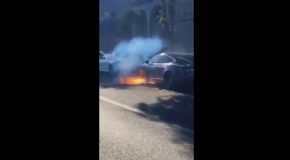 Tesla Model S Spontaneously Combusts While Parked On The Street