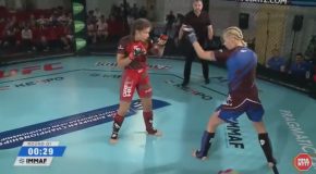 Two Savage Head Kick KOs At 2018 IMMAF Euros