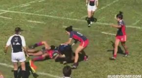 Women’s Rugby Produces One of the Biggest Hits You’ve Seen All Year