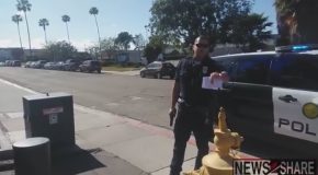 San Diego Officer Points Gun At Citizen For Having A Camera!