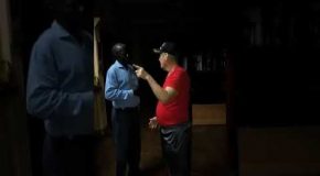 American “Missionary” Drunk in Uganda.