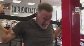 Arnold Schwarzenegger At 71yr Training Heavy 2018