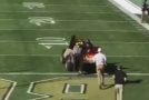 Colorado Mascot Carted Off Field After T-shirt Cannon Malfunction