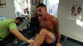 Diego Sanchez Gets Excruciating UFC Therapy