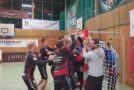 Handball Gets Stuck on Goalpost Denying Last Minute Point