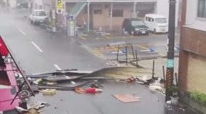 Typhoon Jebi Hit Osaka Western Japan