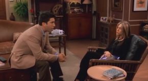 Friends But Instead of a Laugh Track it Just Zooms in On Ross