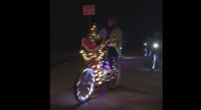 Bicycle Christmas Light Parade