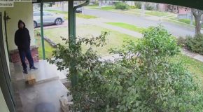 Guy Comes Up With an Evil Plan To Stop Package Thieves