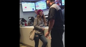 Lady Goes Crazy At McDonalds Over A Broken Milkshake Machine.