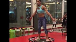 This Trampoline Fitness Class Looks Insane!