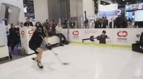This VR Ice Hockey Setup Felt Almost Like the Real Thing