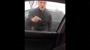 Guy Has Road Rage Incident And Punches Out Window Of Young Driver
