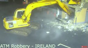 Man Uses Excavator to Steal ATM