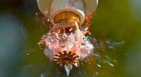 How a Fire Sprinkler Works at 100,000fps