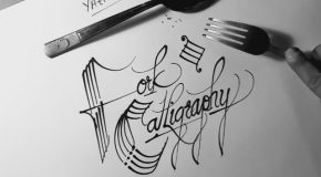 Fork Calligraphy-Catal Kaligrafi