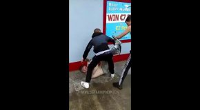 Two Irish Thugs Try To Kill Each Other During Street Fight!