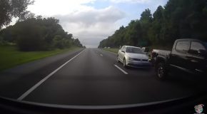 Distracted Driver Fails to Slow