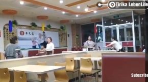 Men Attack Women With Chair After Brutal Fight Break Out in Restaurant