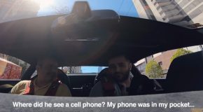 Cop Confuses a Lamborghini’s Steering Wheel with a Cell Phone