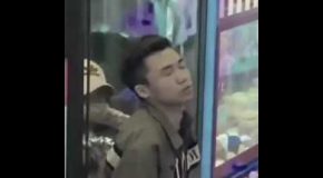 Guy Farts Into A Karaoke Booth, Traps Lady Inside To Smell His Beefer