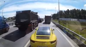 Pushy Porsche Drives Carelessly