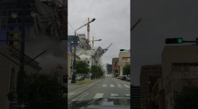 The Iconic Hard Rock Hotel of New Orleans Collapses