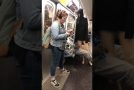 Mentally Disturbed Guy Takes Mannequin On Train