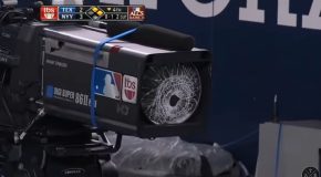 Baseball Destroys Expensive Camera
