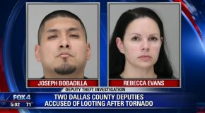 Dallas County Sheriff’s Deputies Get Arrested For Stealing From A Tornado Damaged Home Depot