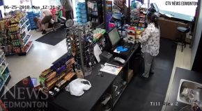 Absolutely Crazy Arrest In A Canadian Departmental Store