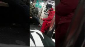 Attempted Kidnapping Of A Sleeping Girl In A NYC Subway