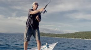 Jeremy Wade of River Monsters Catches A Needlefish!