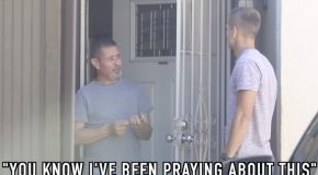 Guy Knocks On People’s Door And Pays Their Rents!