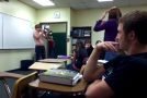 Kid Plays “Tequila” On Trumpet In Class!