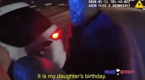 Wholesome! Cop Helps Woman Celebrate Her Daughter’s First Birthday!