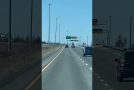 Airplane Lands In A Busy Highway